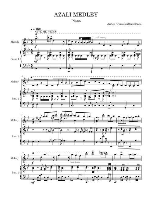 AZALI PIANO MEDLEY N.1