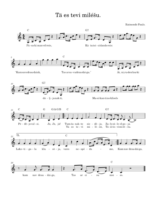 Maestro / Маестро – Raimonds Pauls