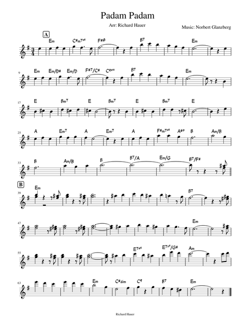 Padam padam – Édith Piaf Padam