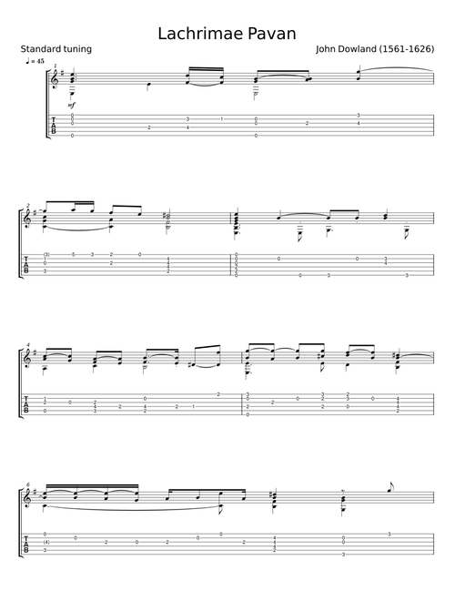 Lachrimae Pavan - John Dowland