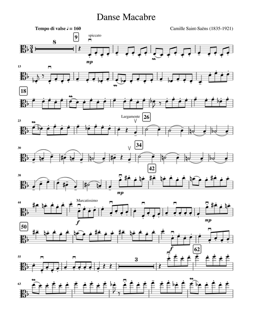 Danse Macabre (viola)