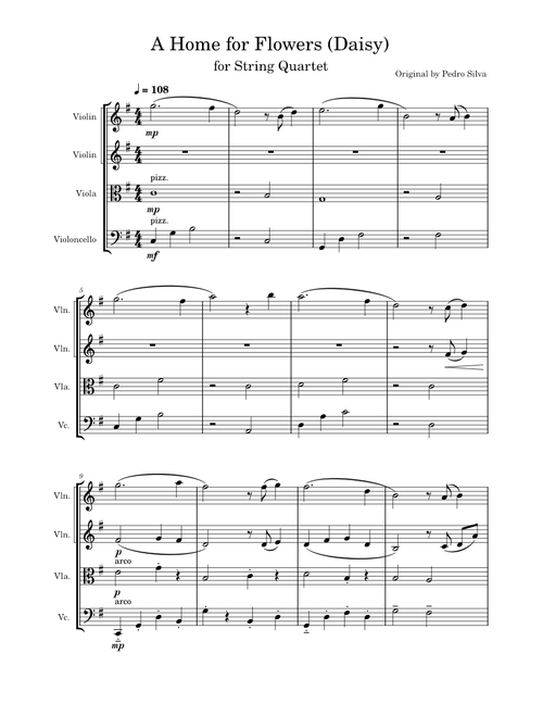 A Home For Flowers (Daisy) – OMORI OST by Pedro Silva