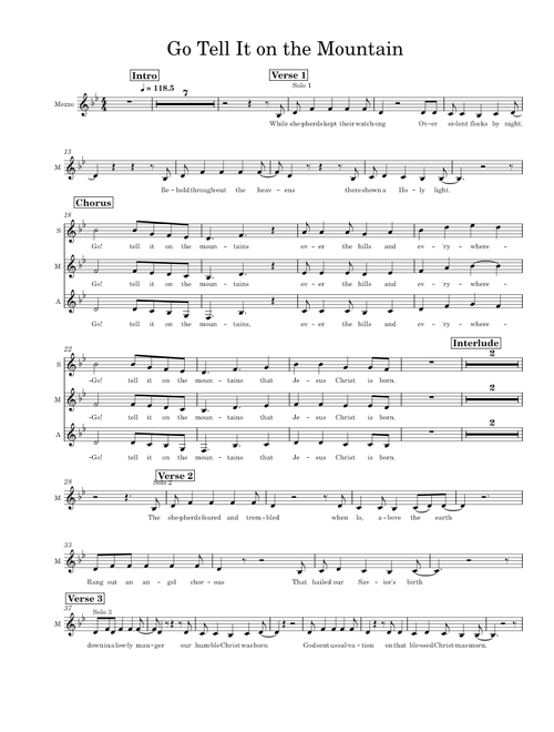 Go Tell It On The Mountain – Zach Williams