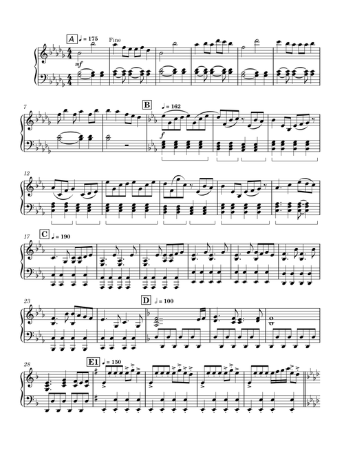 A bunch of excerpts from random songs that I like.
