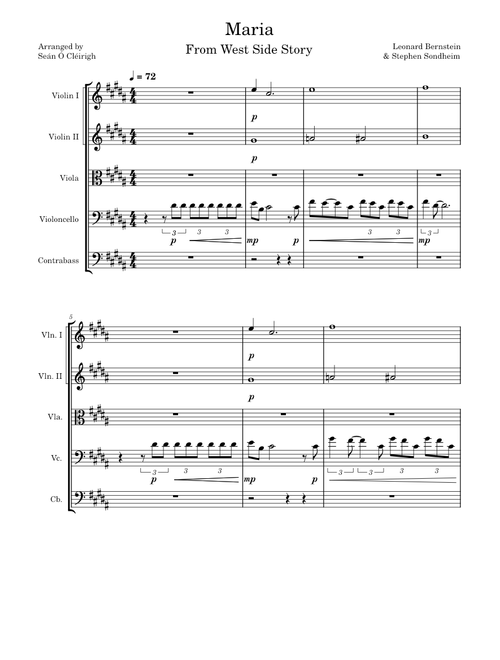 Maria – Leonard Bernstein