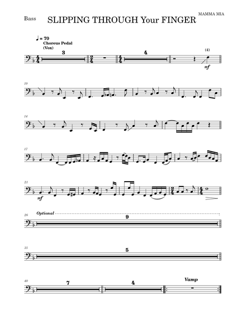 Slipping Through My Fingers - ABBA