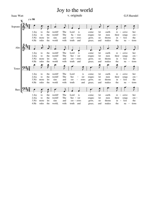 Joy To The World - Georg Friedrich Händel
