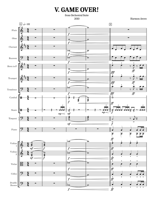 V. Game Over! by Harmon Arceo (from Orchestral Suite)