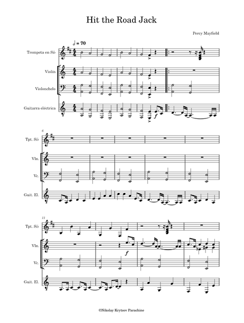 Hit the road, Jack – Percy Mayfield
