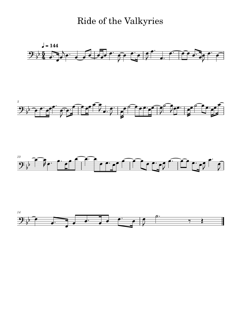 Ride of the valkyries tuba new arrivals