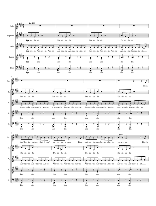 Say Amen (Saturday Night) - Panic! At The Disco SATB Acapella