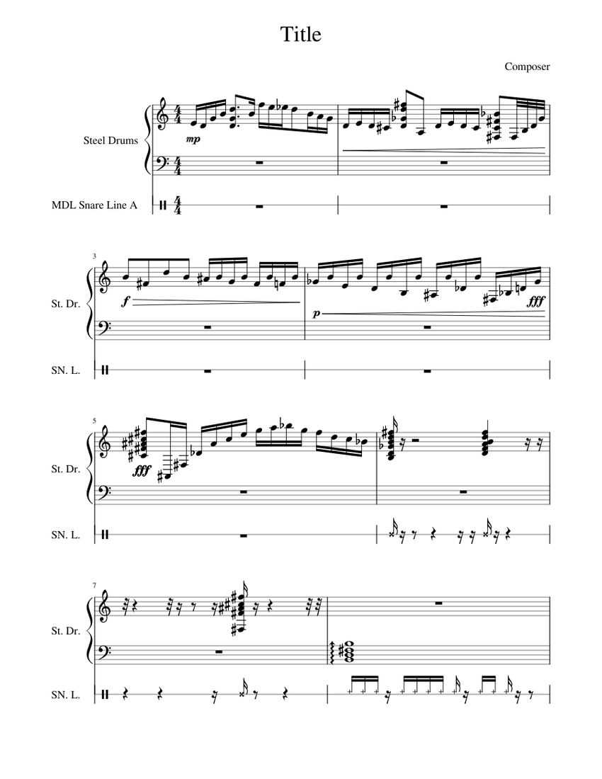 Worlds Hardest Etude For Steel Drum And Snare Drum And Hands Sheet worlds-hardest-etude-for-steel-drum-and-snare-drum-and-hands-sheet