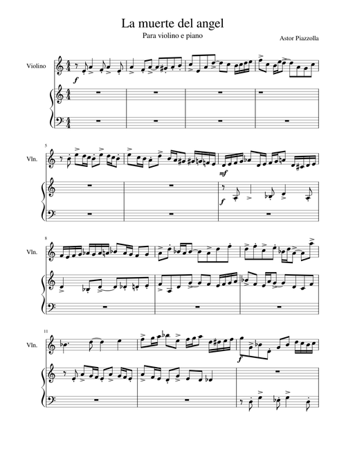 Astor Piazzolla - La Muerte del Angel