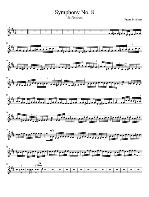 Schubert - Symphony No. 8 in b minor - Unfinished - Allegro moderato