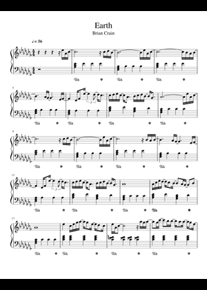 Play Official version of Earth song Sheet Music by Michael Jackson for ...