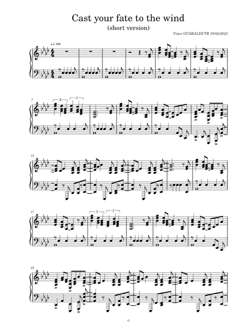 Cast Your Fate to the Wind – Vince Guaraldi