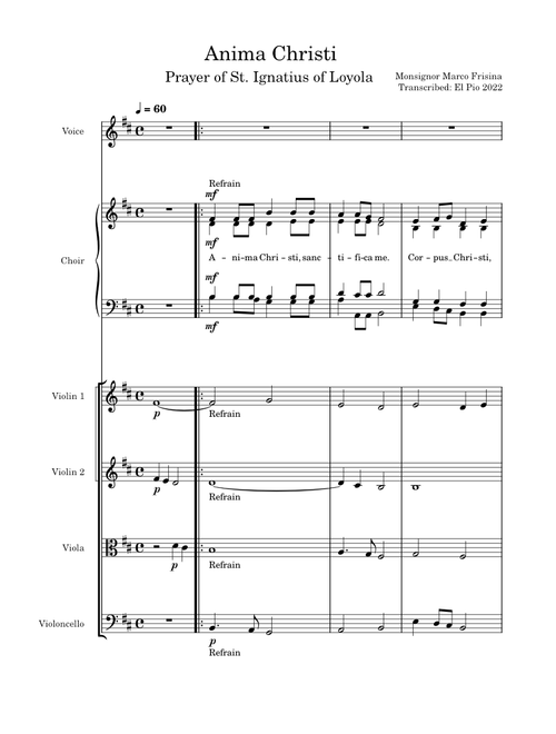 Anima Christi – Marco Frisina