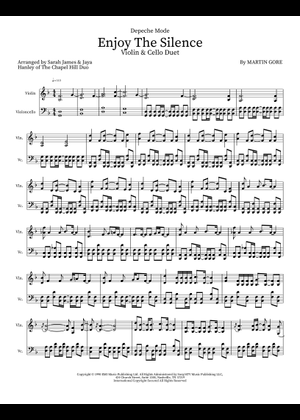 Enjoy the silence – Depeche Mode (violin solo) Sheet Music for