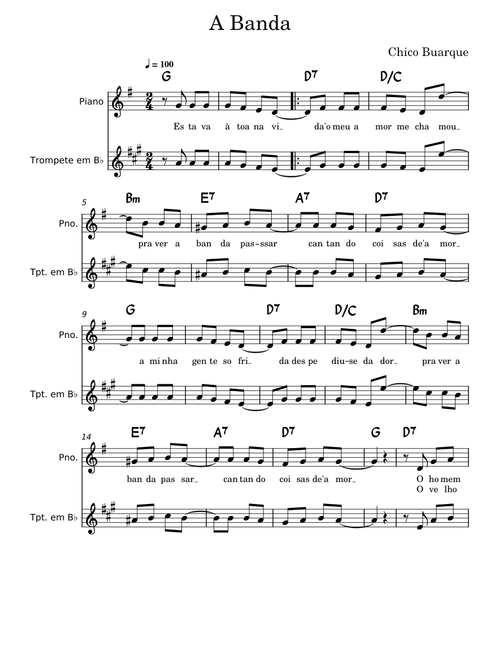 A Banda – Chico Buarque