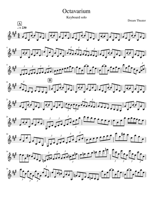 Octavarium - Keyboard solo