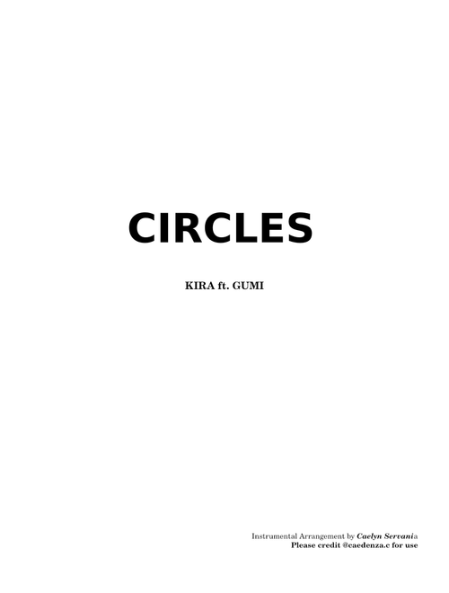 Circles – KIRA (Vocaloid producer)