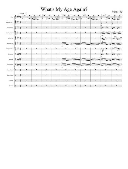 What's My Age Again - blink-182 (Marching Band)