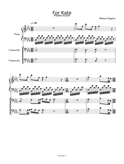 For Kate ~original composition UPDATED 