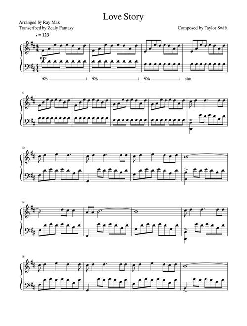 Love Story - Taylor Swift