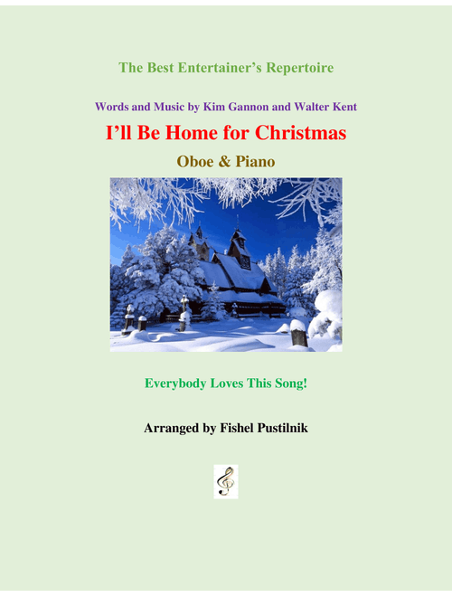 I'll Be Home For Christmas (Arr. Fishel Pustilnik) - Rascal Flatts (Oboe and Piano)