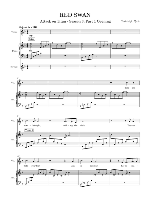 Red Swan – Yoshiki