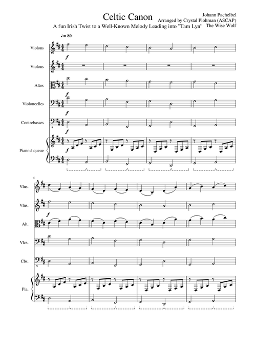 Celtic Canon - Irish Arrangement of the Pachelbel's Canon in C - Orchestra