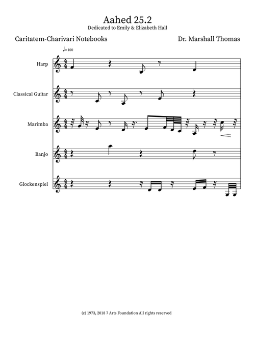 Aahed 25.2 - Celebrity Chamber Players (Small Ensemble)
