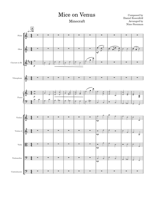 Mice on Venus - Orchestra Arrangement