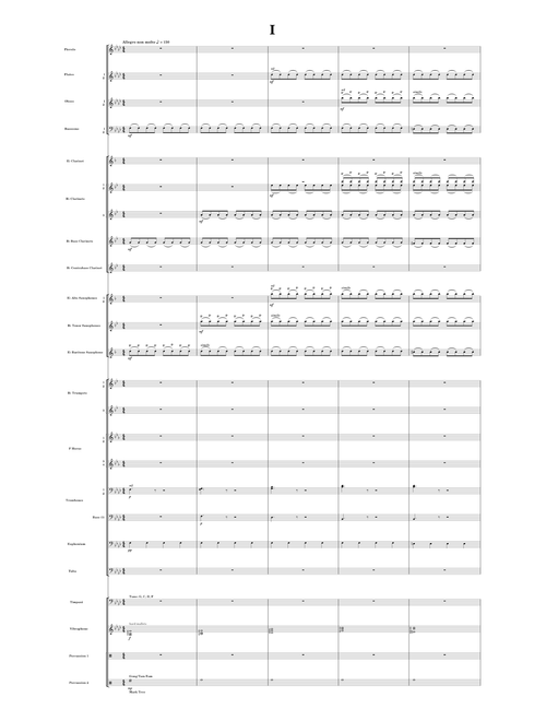 Winter / L'Inverno in F minor, Movement I, Concert Band - Antonio Vivaldi
