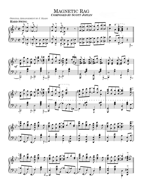 Magnetic Rag – Scott Joplin (My Arrangement)