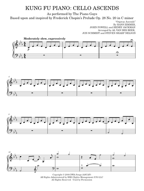 Kung Fu Piano: Cello Ascends - Swedish House Mafia featuring John Martin, The Piano Guys (Piano Solo)