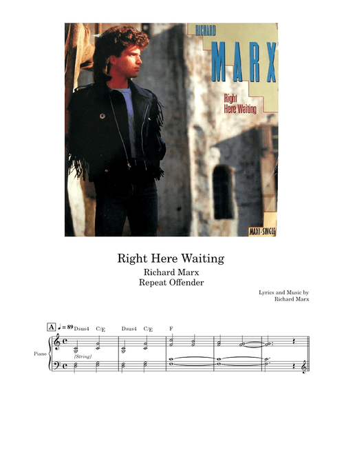 Right Here Waiting - Richard Marx