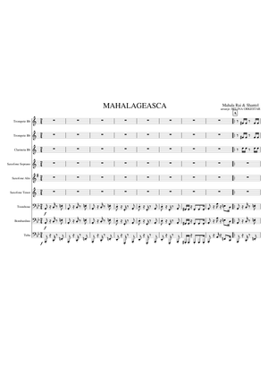 Mahalageasca - Mahala Rai Banda Sheet Music for Trombone, Tuba, French ...