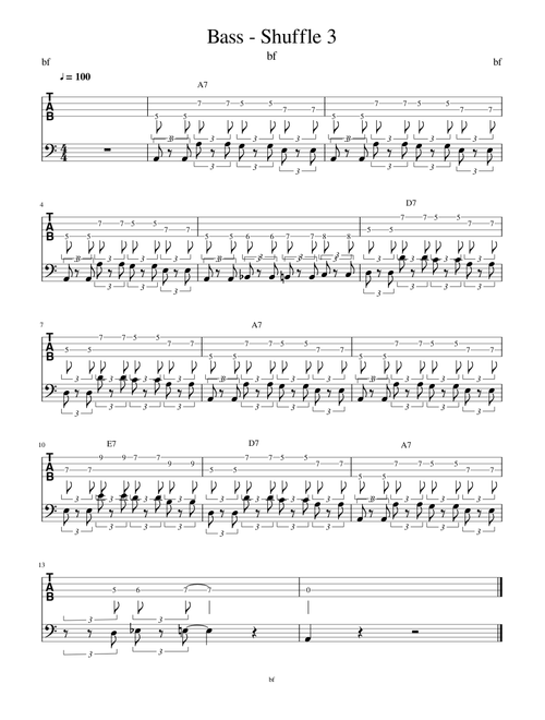 Bass - Shuffle 1