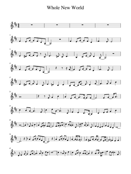 A Whole New World – Alan Menken Trumpet Cover (From "Aladdin")