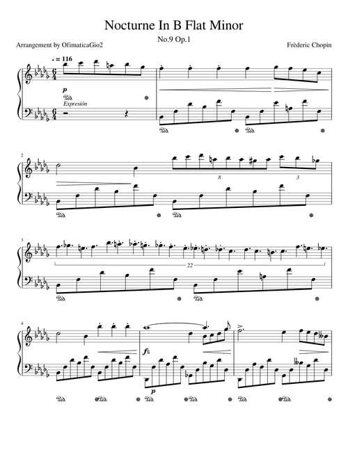 Nocturne In B Flat Minor