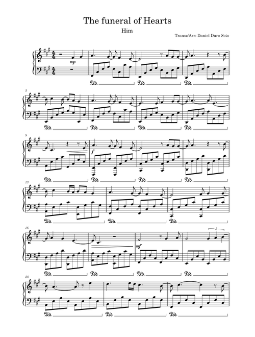 The funeral of Hearts – Him
