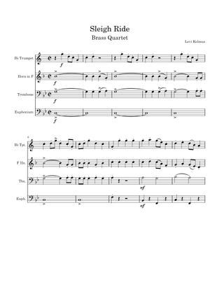 Play Official version of Sleigh Ride Sheet Music by Leroy Anderson for ...