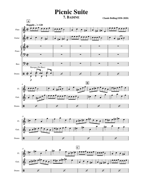 Picnic Suite - 7. Badine - Claude Bolling