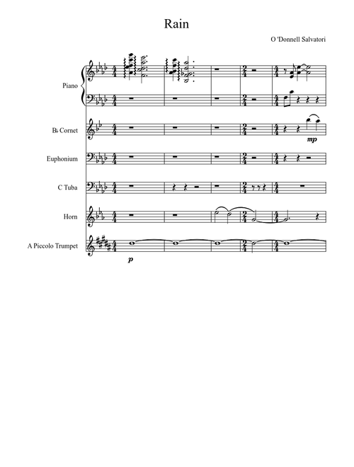 Rain(ODST) for brass choir