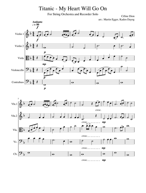 Titanic - My Heart Will Go On
