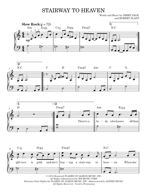 Led Zeppelin sheet music by nasiclaret | Play, print, and download