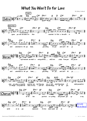 Free Bobby Caldwell sheet music | Download PDF or print on