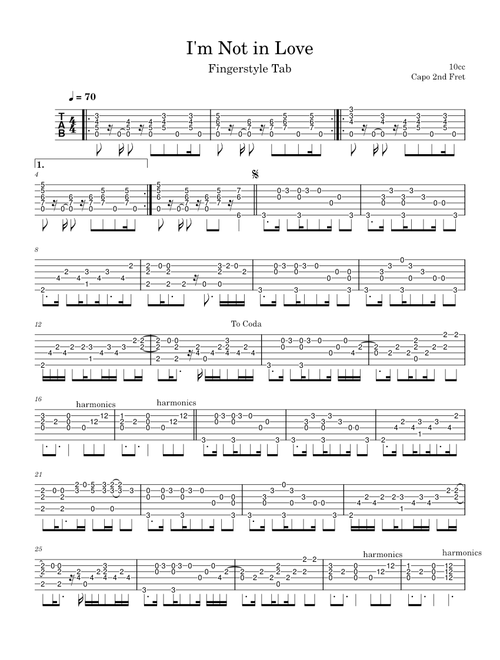 I'm Not In Love – 10cc