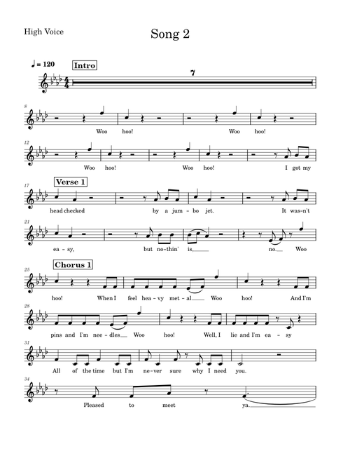 Song 2 – Blur Song 2 - Voice High